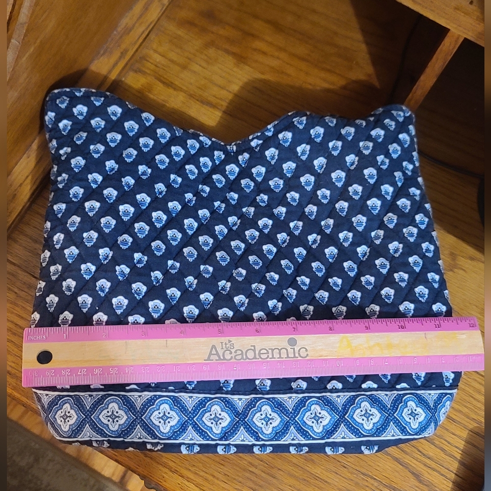 Vera Bradley Nantucket Navy Small Tote Bag - Picture 4 of 11